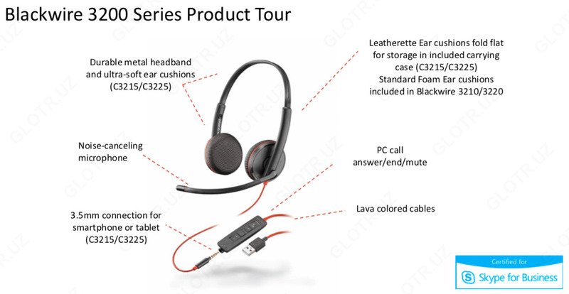 BlackWire C3210-A qo'ng'iroq markazining minigarnituralari. Kafolat. O'zbekiston bo'ylab etkazib berish. Chakana savdo