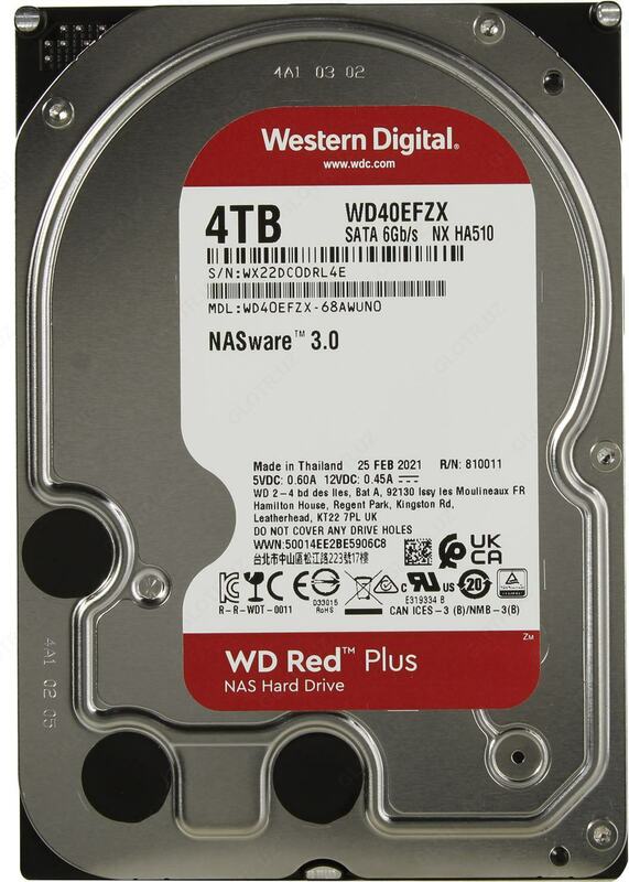 WD RED PLUS 3.5" 4 TB SATA NAS