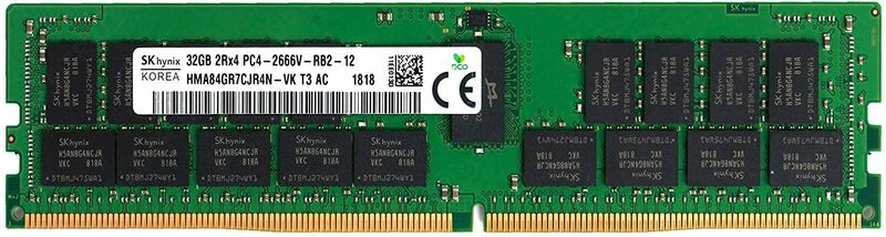 SK HYNIX 32GB PC4-21300 DDR4-2666V-R REGISTERED ECC