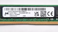 Micron 32GB (1x32GB) MTA18ADF4G72PZ-2G9BIT1 DDR4-2933MHz ECC RDIMM 1Rx4 Б/У registered только для серверов - от {0} сум