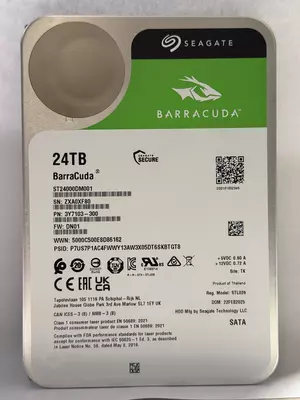 Жесткий диск Seagate BarraCuda 24TB (ST24000DM001) - 5 122 323.4 сум / шт