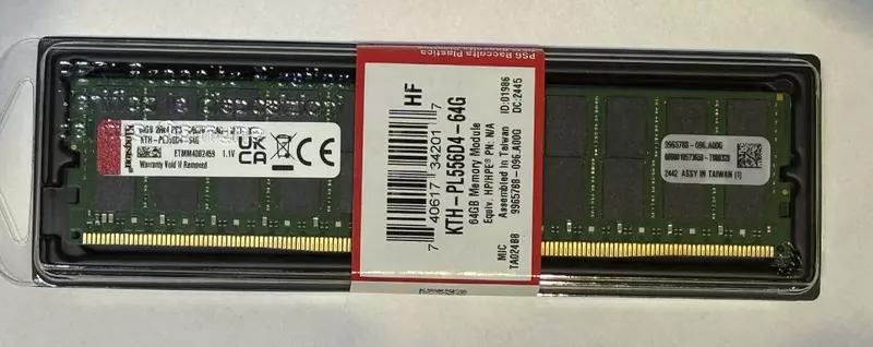 Оперативная память Kingston 64GB 5600 2Rx4 RDIMM DDR5