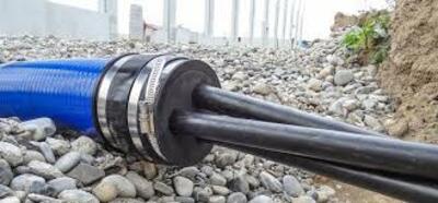 Прокладка кабелей в траншее