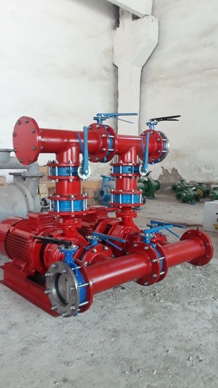 Насосная станция к системе пожаротушения Монтаж систем порошкового пожаротушения