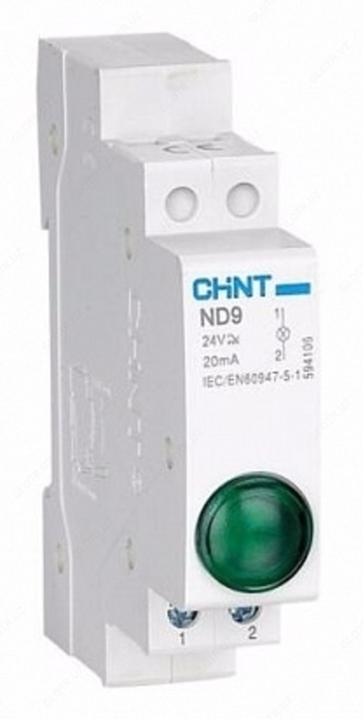 CHINT dan indikator chiroqlari ND9-1 / G  R  Y  B  W AC / DC 230V (LED)