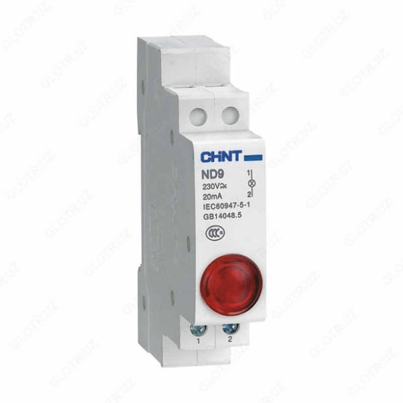  CHINT dan indikator chiroqlari ND9-1 / G  R  Y  B  W AC / DC 230V (LED) - 