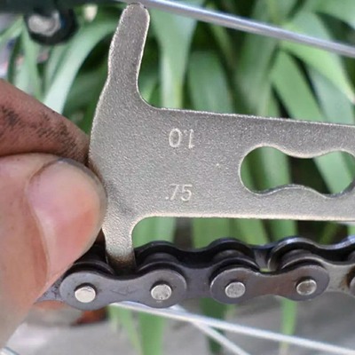 Velosiped zanjirining aşınma ko'rsatkichi.