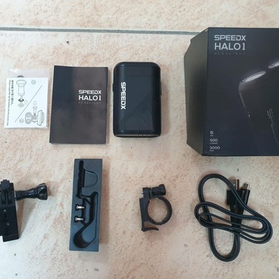 Фонарь для велосипеда SPEEDX HALO1. 500 LUMENS 3000 MAH.