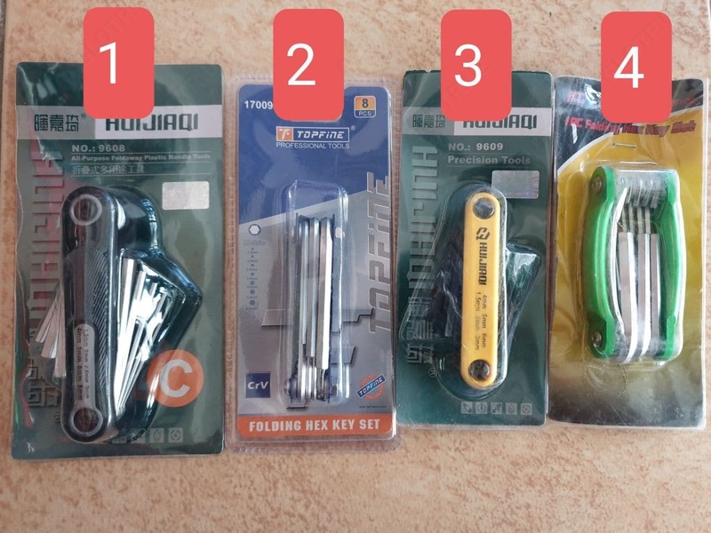 Набор шестигранных ключей.