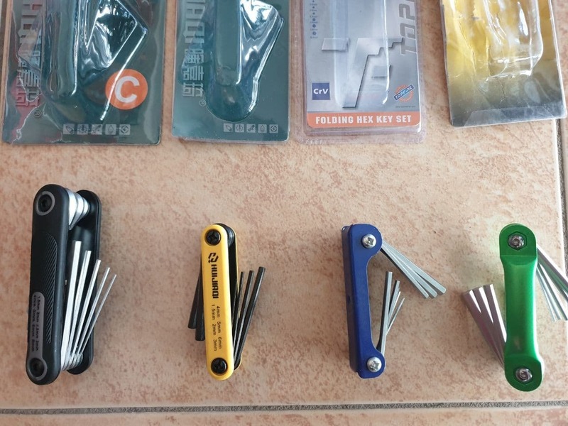 Набор шестигранных ключей.