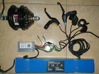 Электро комплект для электрофикации велосипеда.