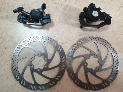 Комплект тормозов TEKTRO П/З с ротора tektro 160.