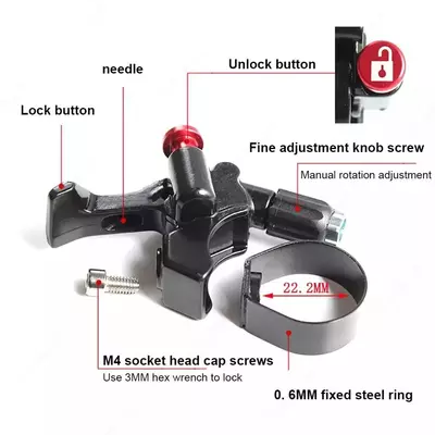 Выносная монетка блокировки вилки на руль велосипеда