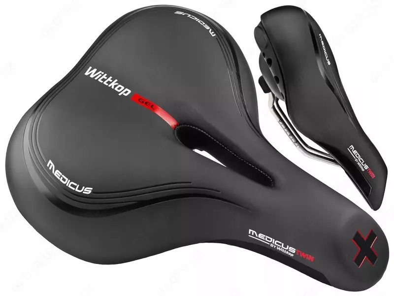 Седло для треккинговых велосипедов Wittkop Medicus Air Memory foam Tracking