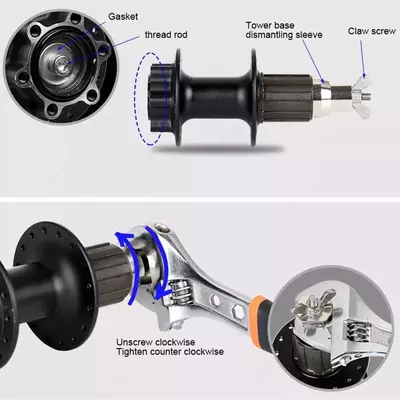 Инструмент для снятия велосипедной трищетки TOOPRE.