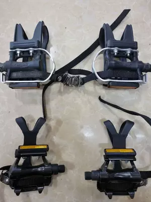 Педали с туклипсами Wellgo