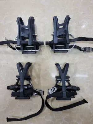 Педали с туклипсами Wellgo