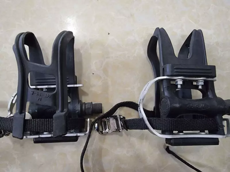 Педали с туклипсами Wellgo