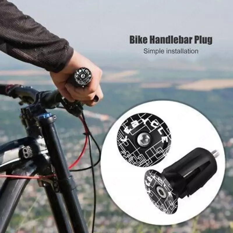 Универсальные заглушки для руля велосипеда