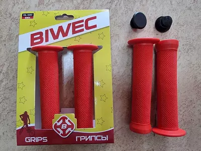 Грипсы-ручки для руля велосипеда и самоката BIWEC БМХ / MTB.