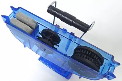 Машинка для чистки цепи, цвет синий.