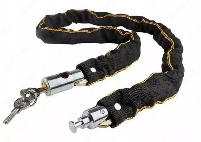 Velosiped va skuter uchun zanjirli qulflar.