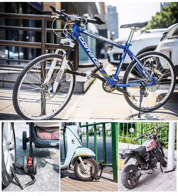 Velosiped va skuter uchun zanjirli qulflar.