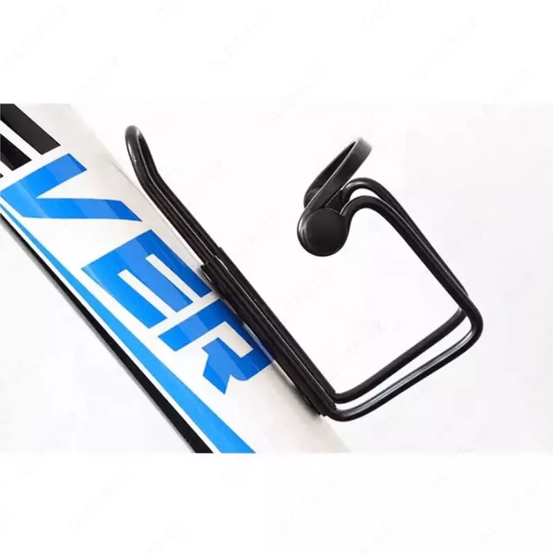 Флягодержатель черный алюминевый.