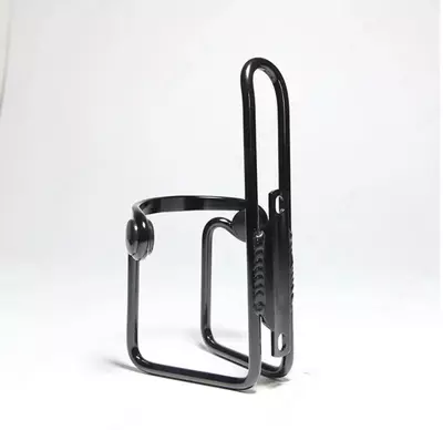 Флягодержатель черный алюминевый.