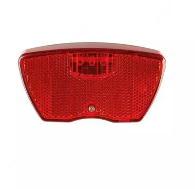 Велофонарь задний на багажник на батарейках АА.