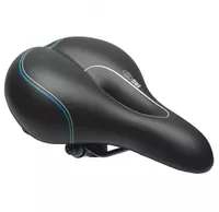 Велосипедное сиденье BELL широкое и мягкое.