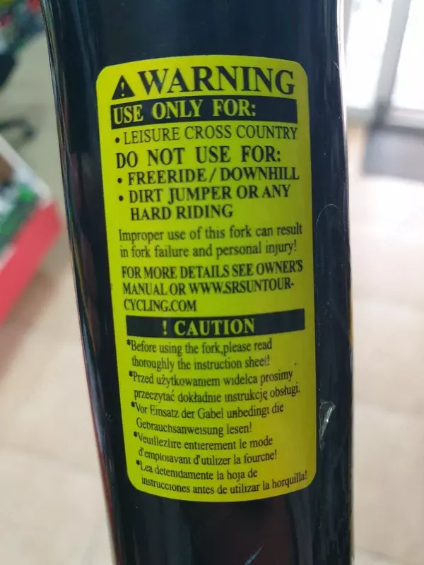 Вилка SR suntour 26