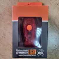 Велосипедный фонарь задний LIGHT USB