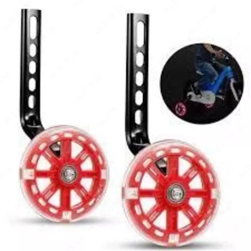 Вспомогательные гелевые колеса для велосипеда.