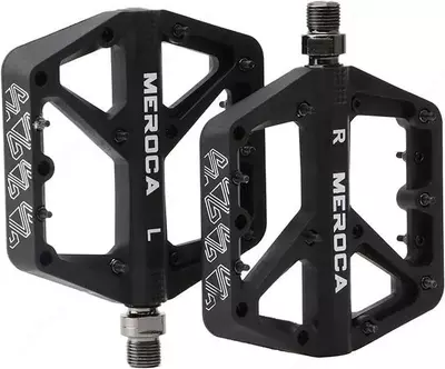 Педали MEROCA ударопрочный пламтик широкие.