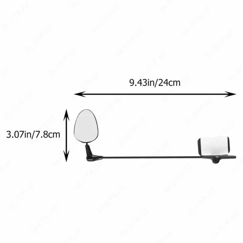 Зеркало заднего вида на шлем