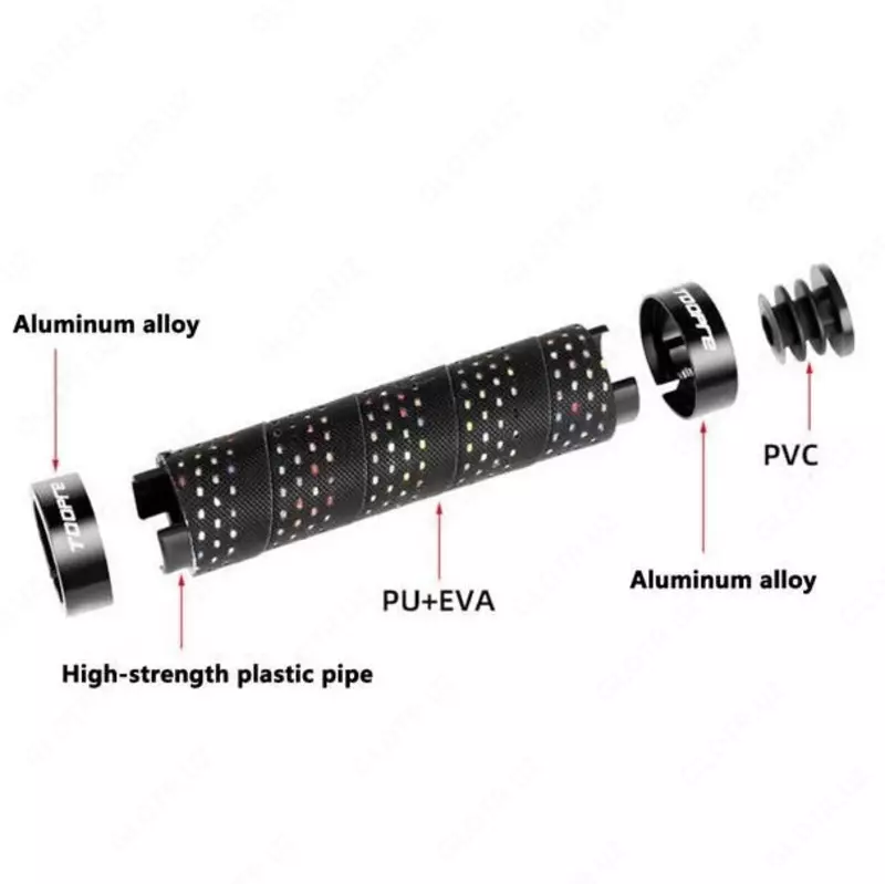 Грипсы кожаные Toopre (Черный).