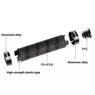 Грипсы кожаные Toopre (Черный).