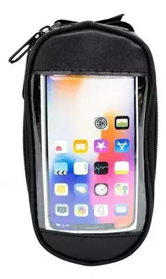 Вело-сумка с карманов под телефон на раму велосипеда.