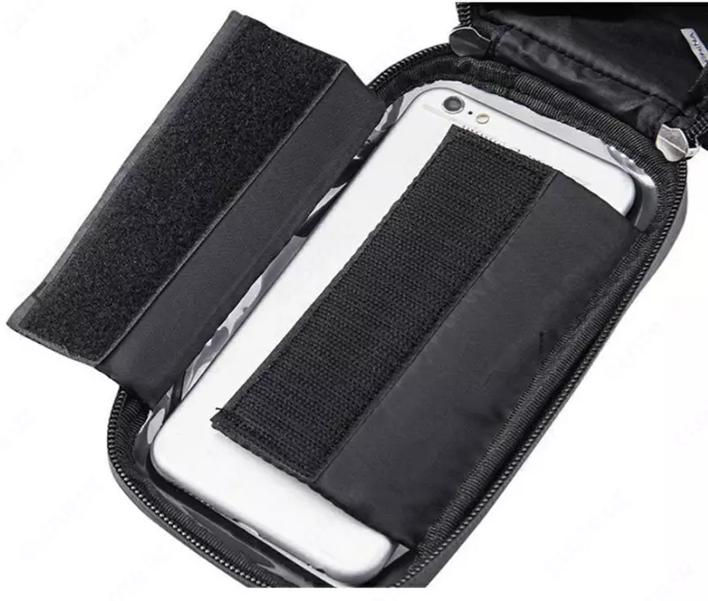 Вело-сумка с карманов под телефон на раму велосипеда.