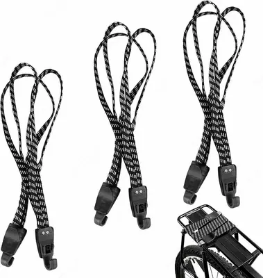 Резинка на багажник черно/белая.