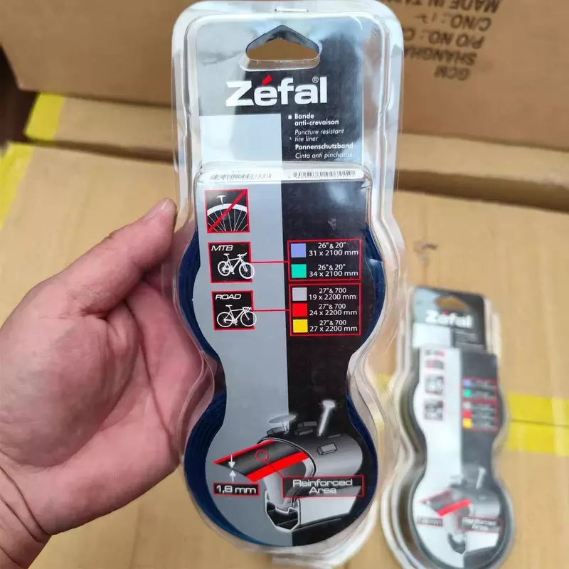 Антипрокольная лента Zefal на MTB, Шоссейный и Гравийные велосипеды (Made in France)