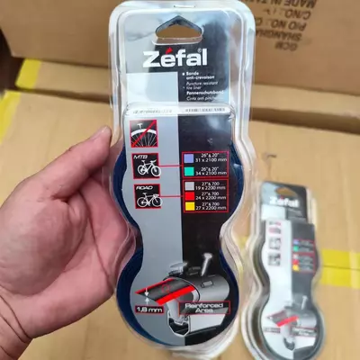 Антипрокольная лента Zefal на MTB, Шоссейный и Гравийные велосипеды (Made in France)