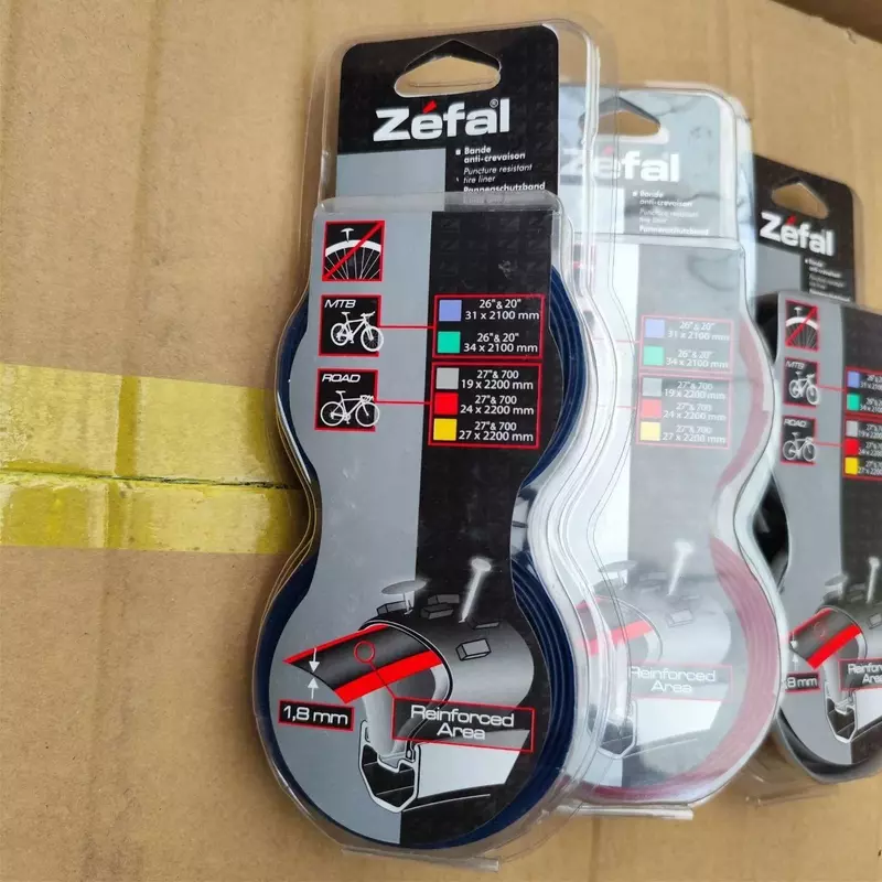 Антипрокольная лента Zefal на MTB, Шоссейный и Гравийные велосипеды (Made in France)