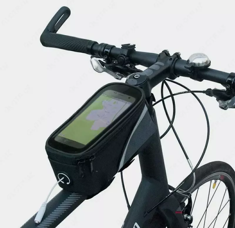 Вело-сумка на раму с сенсорным экраном для телефона