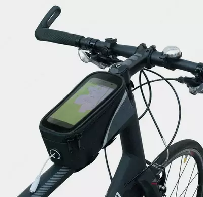 Вело-сумка на раму с сенсорным экраном для телефона