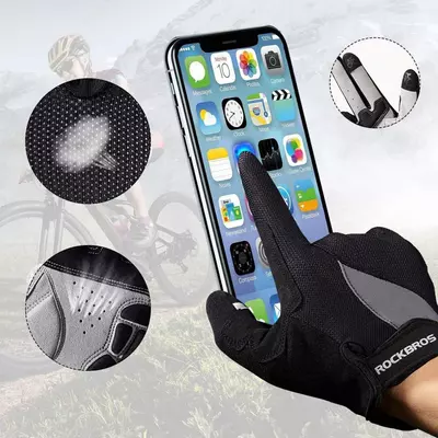 Перчатки с пальцами ROCKBROS S030 S, M, L, XL, XXL.