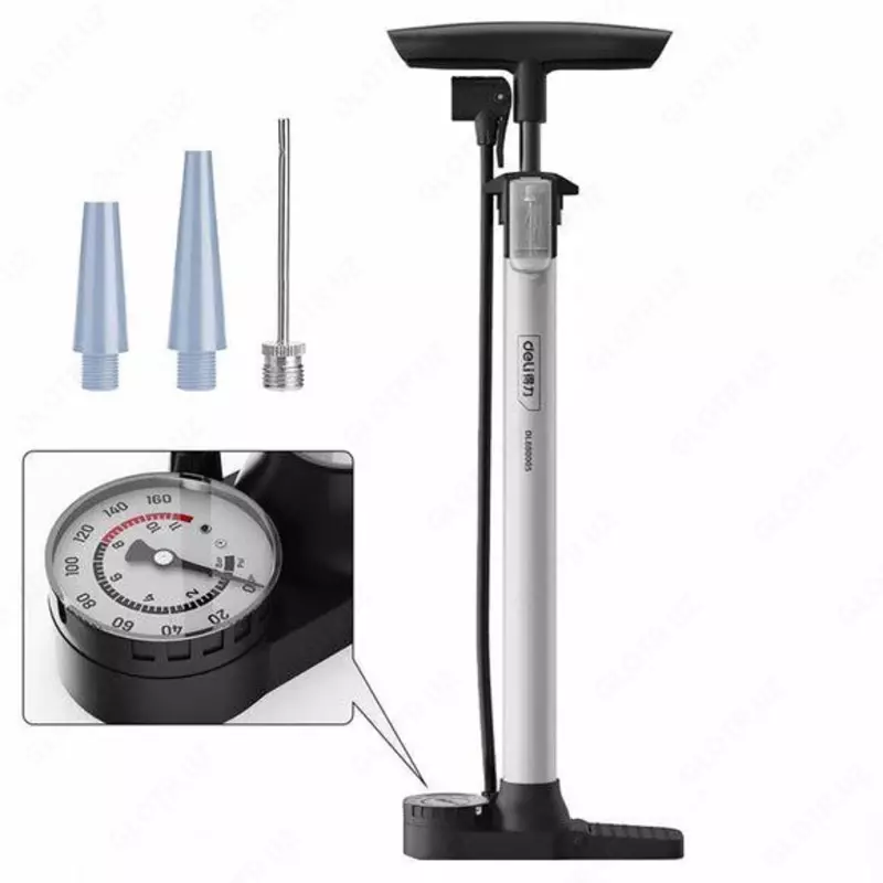 Насос Deli DL880005 с монометром