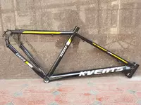 Велосипедная рама KVENTS черная/салатовая 27.5