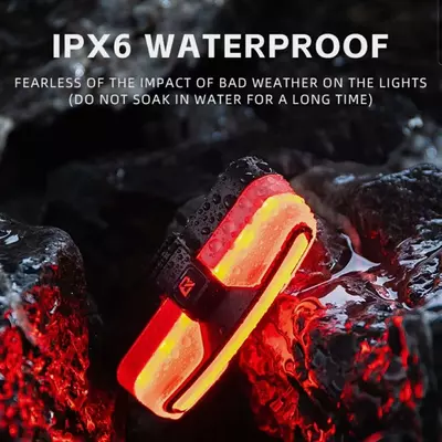 Умный задний фонарь с поворотниками на велосипед ROCKBROS